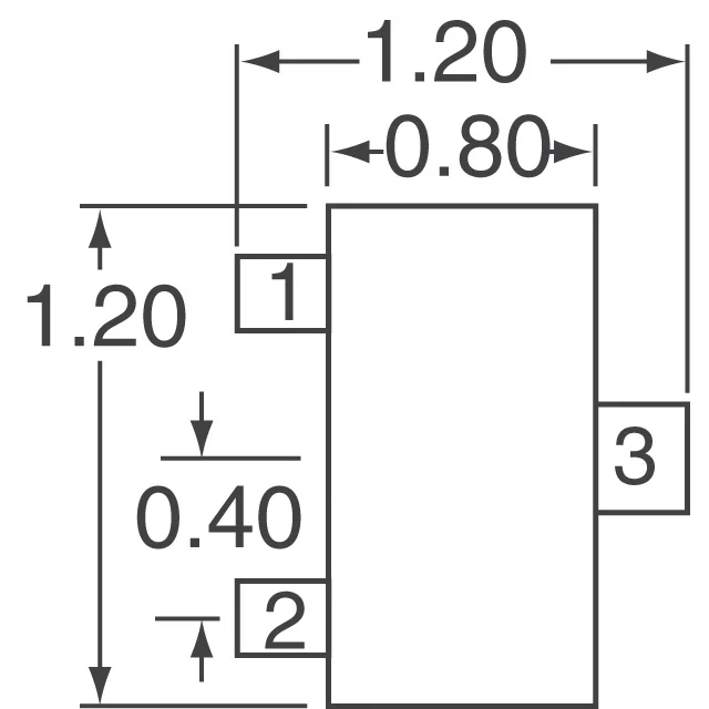 UNR32A1G0L Panasonic Electronic Components  Transistors - Bipolar (BJT) - Single Pre-Biased